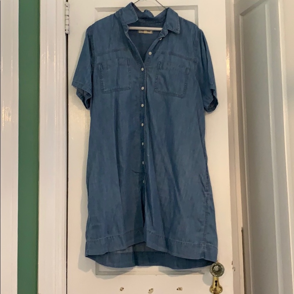 Madewell denim shirt dress. Size XL